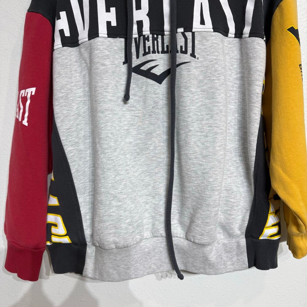 Zara x Everlast Colorblock Graphic Hoodie Pullover Sz M - Picture 4 of 14